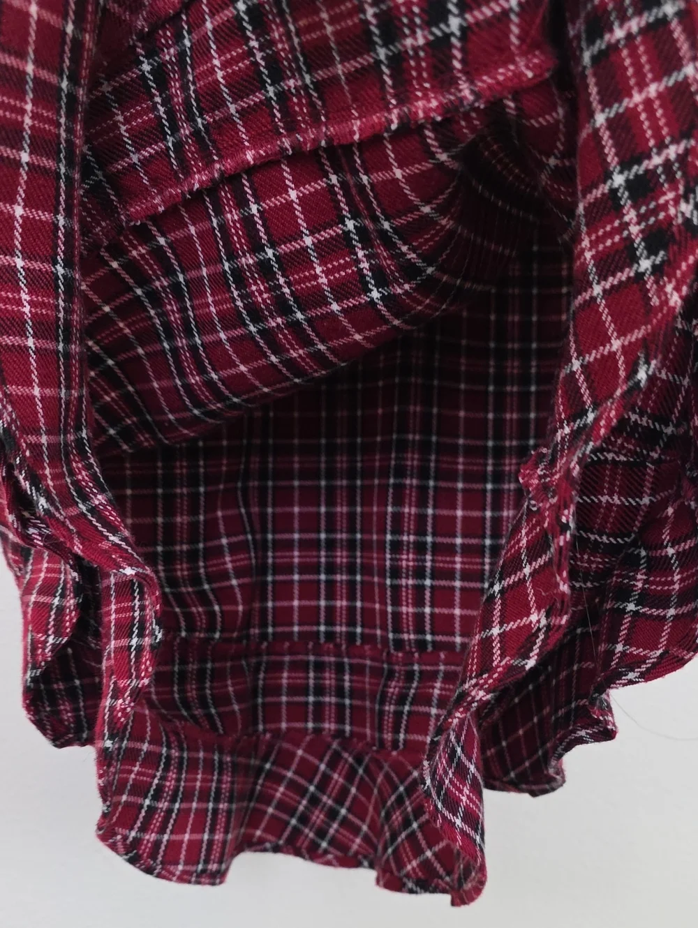 Gymboree Red Black & White Plaid Jumper Dress Girls 7